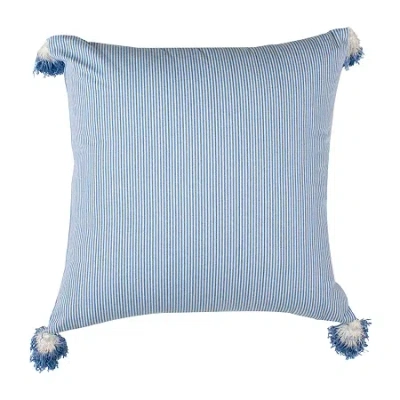 Safavieh Sidney Square Throw Pillow In Blue