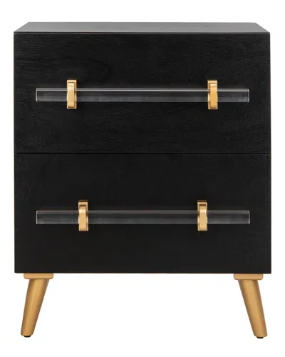Safavieh Sienne 2-drawer Nightstand In Black