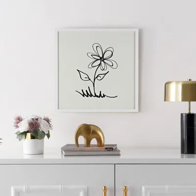 Safavieh Signed: Springtime Framed Wall Art In White