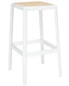 SAFAVIEH SAFAVIEH SILUS BACKLESS CANE BAR STOOL