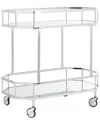 Safavieh Silva 2-tier Octagon Bar Cart