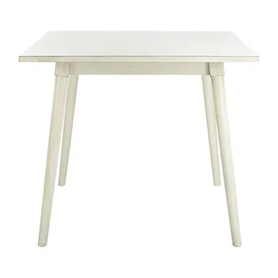 Safavieh Simone Collection Square Wood-top Dining Table In White