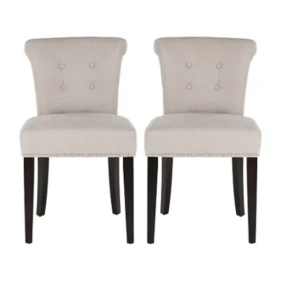 Safavieh Sinclair Ring Side Chair Set Of Two In Neutral