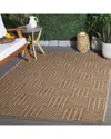 Safavieh Sisal All-weather Nuvet Power-loomed Indoor/outdoor Rug In Brown