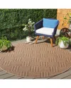 Safavieh Sisal All-weather Sorra Power-loomed Indoor/outdoor Rug In Brown