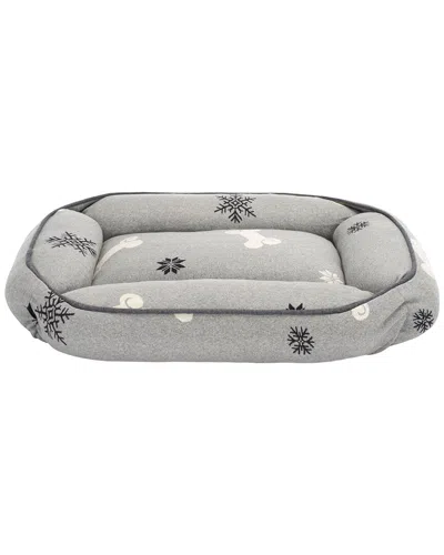 Safavieh Snowflake Dog Bed In Gray