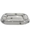 Safavieh Snowflake Dog Bed In Grey