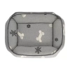 Safavieh Snowflake Pet Bed In Gray