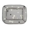 Safavieh Snowflake Pet Bed In Gray