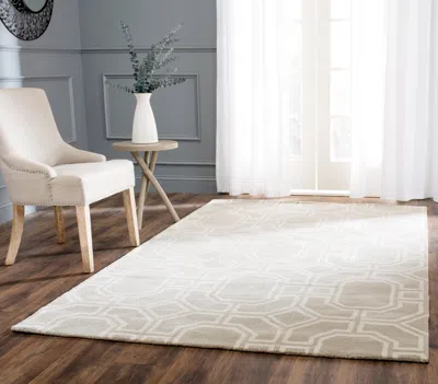 Safavieh Soho Hand Made Area Rug, Grey / Ivory Contemporary Style Non-shedding