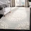 Safavieh Soho Hand Made Area Rug, Light Grey / Ivory Bohemian Style Non-shedding In Gray