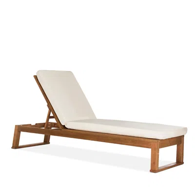 Safavieh Solano Outdoor Sun Lounger In Beige