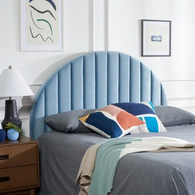 Safavieh Solare Striped Arched Headboard In Blue