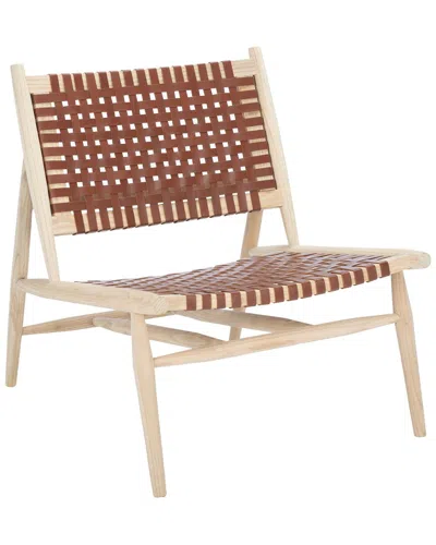 Safavieh Soleil Accent Chair In Brown