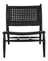 Safavieh Soleil Leather Woven Accent Chair