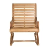 Safavieh Sonora Patio Collection Rocking Chair In Brown
