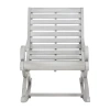 Safavieh Sonora Patio Collection Rocking Chair In Gray