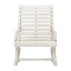 Safavieh Sonora Patio Collection Rocking Chair In White
