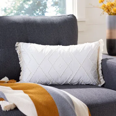 Safavieh Sorena Pillow In White