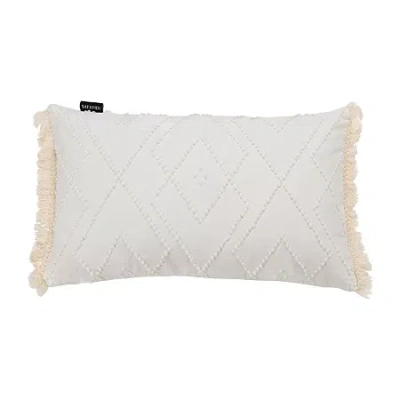 Safavieh Sorena Rectangular Throw Pillow In White