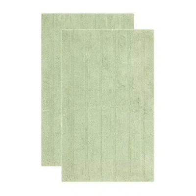 Safavieh Spa Stripe Tufted Bath Rug In Green