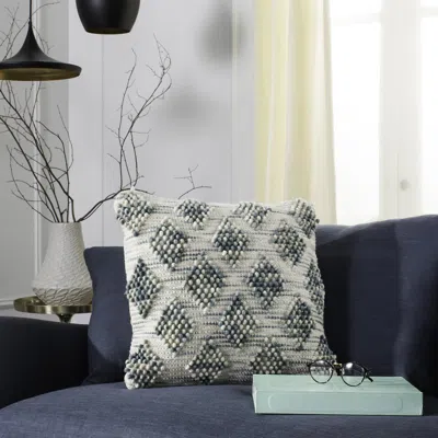 Safavieh Space Dyed Pillow In Gray