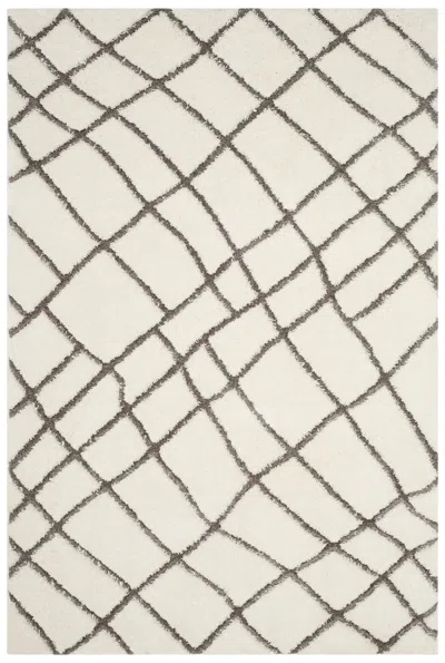 Safavieh Sparta Shag Collection Rug In White