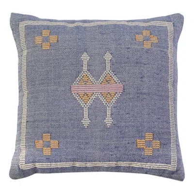Safavieh Square Cotton Pillow Cover And Insert In Gray