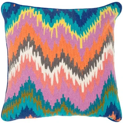 Safavieh Square Cotton Throw Pillow In Neon