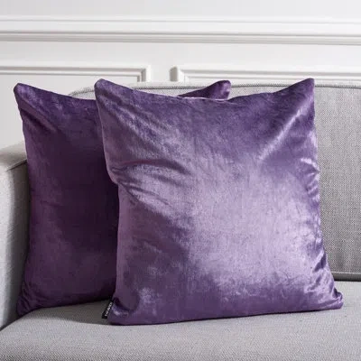 Safavieh Square Throw Pillow In Purple