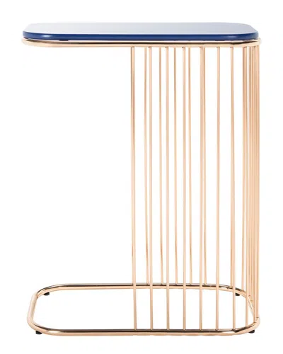 Safavieh Stafford Side Table In Blue