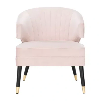 Safavieh Stazia Accent Tufted Wingback Chair In Pink