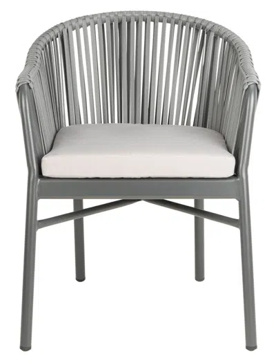 Safavieh Stefano Stackable Rope Chair In Gray