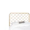 Safavieh Stitch Metal Mesh Headboard, Full In Antique Gold