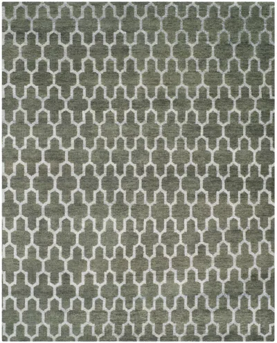 Safavieh Stone Wash Hand-knotted Rug In Green