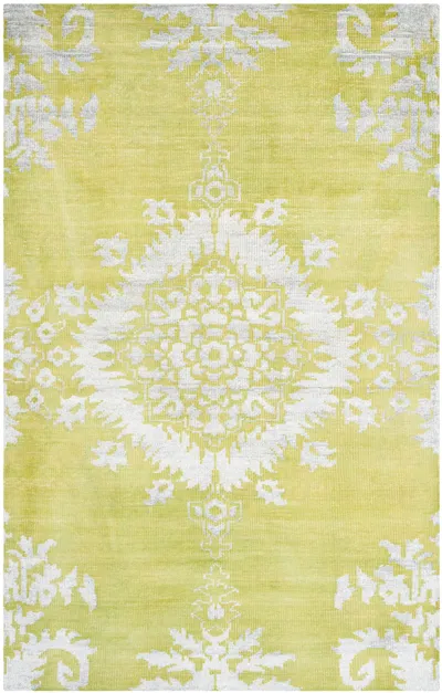 Safavieh Stone Wash Hand-knotted Rug In Yellow