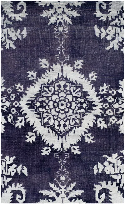 Safavieh Stone Wash Hand-knotted Rug In Gray