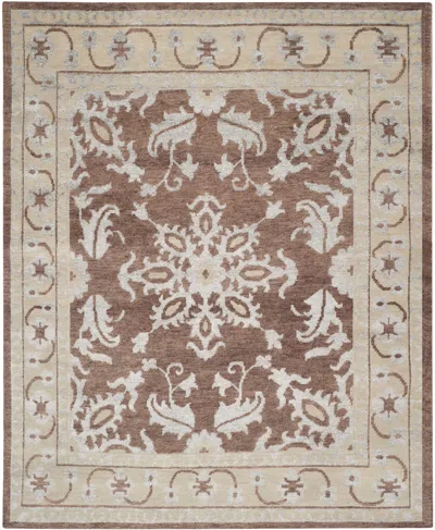 Safavieh Stone Wash Hand-knotted Rug In Brown