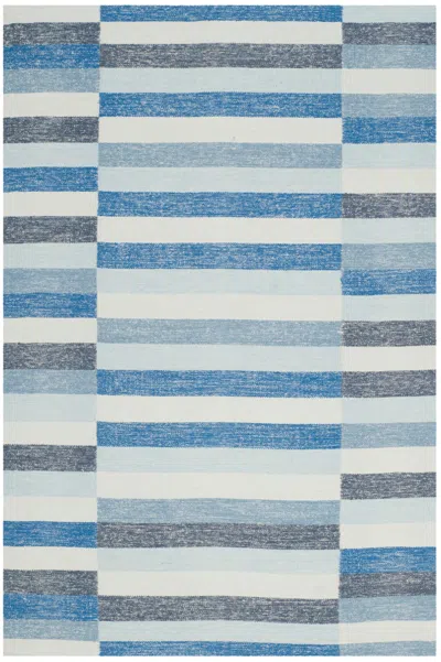 Safavieh Striped Kilim Handwoven Rug In Blue