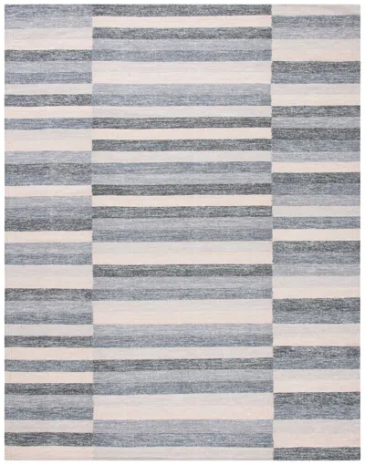 Safavieh Striped Kilim Handwoven Rug In Gray