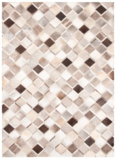 Safavieh Studio Leather Rug In Brown