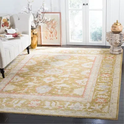 Safavieh Sultanabad Hand Knotted Wool Oriental Rug In Beige,brown