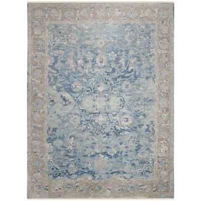 Safavieh Sultanabad Hand Knotted Wool Oriental Rug In Blue;gold