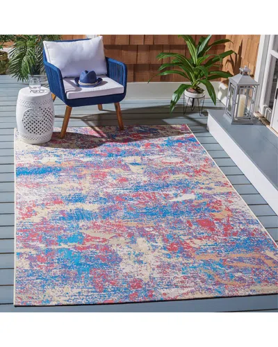 Safavieh Summer Solari Power-loomed Indoor/outdoor Rug In Blue