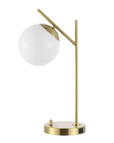 Safavieh Suna 20.5in Table Lamp With Usb Port In Gold