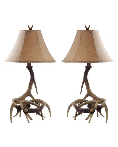 Safavieh Sundance 25.5in Faux Antler Table Lamp