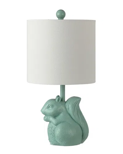 Safavieh Sunny Squirrel Lamp In Seafoam