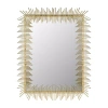 Safavieh Sunray Wall Mount Rectangular Wall Mirror In Yellow
