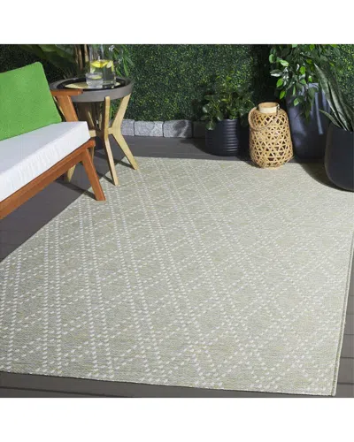Safavieh Sunset Gletri Power-loomed Indoor/outdoor Rug In Green