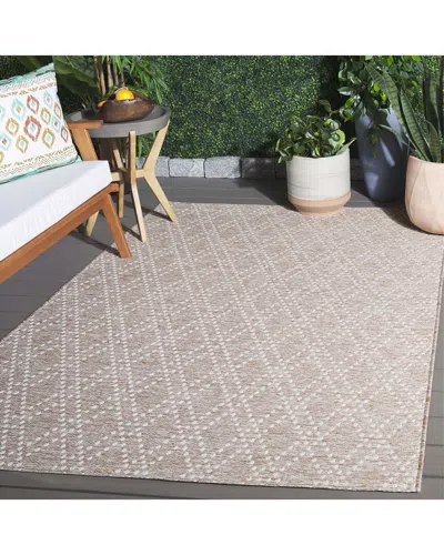 Safavieh Sunset Rhombel Power-loomed Indoor/outdoor Rug In Brown